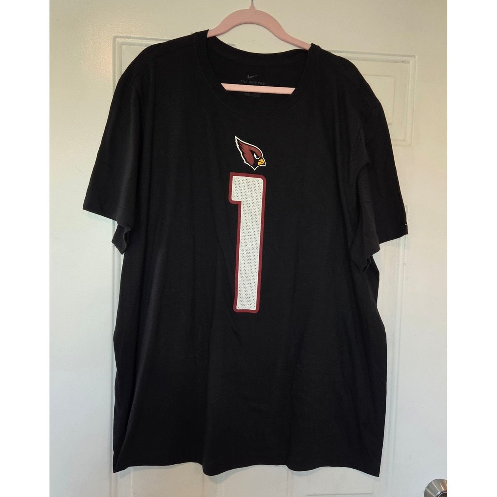 Nike Arizona Cardinals Kyler Murray 1 Black T-Shirt Mens XXL New